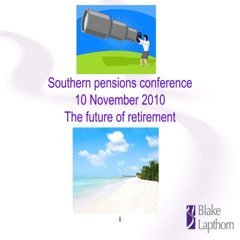 Pensions pensions conference slides