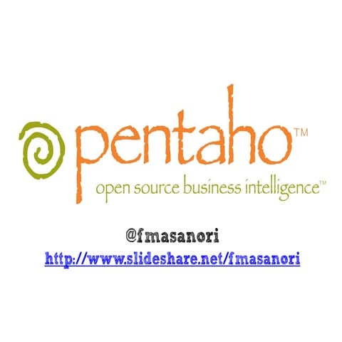 Pentaho JUG Vale 2012