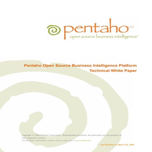 Pentaho technical whitepaper-1-6