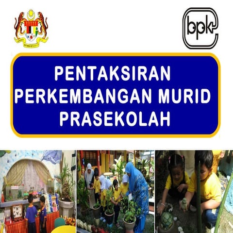 Pentaksiran prasekolah (penerangan)