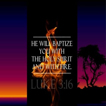 Pentecost   baptism of the holy spirit.