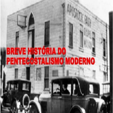 História Do Pentecostalismo Na História Da Igreja Pptx