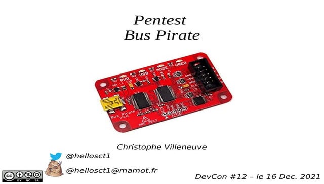 Pentest bus pirate