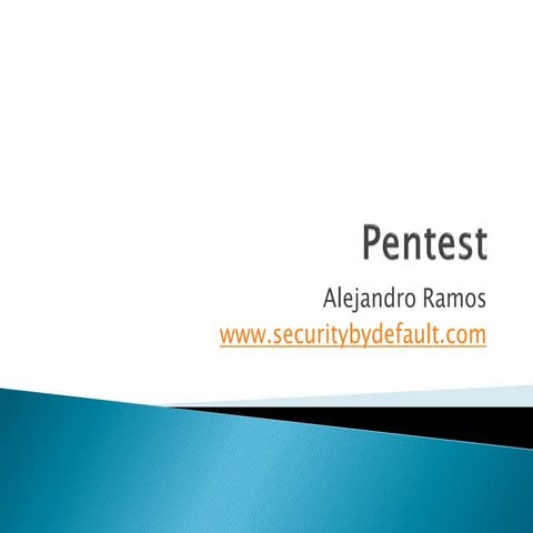 Pentest curso de verano - valencia 2010