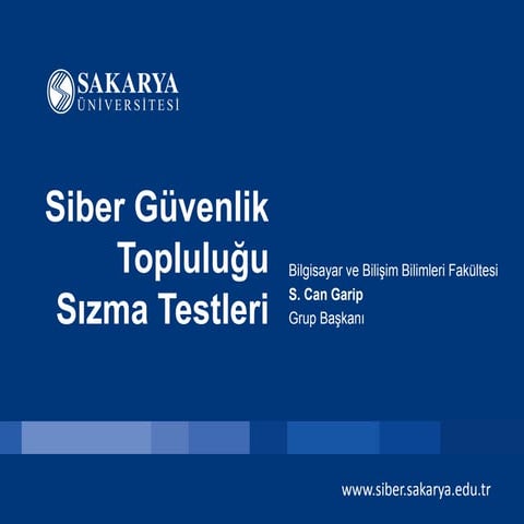 Sızma Testi Dokümanı