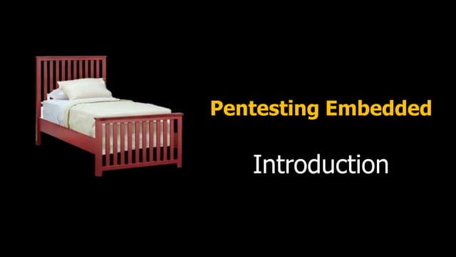 Pentesting embedded
