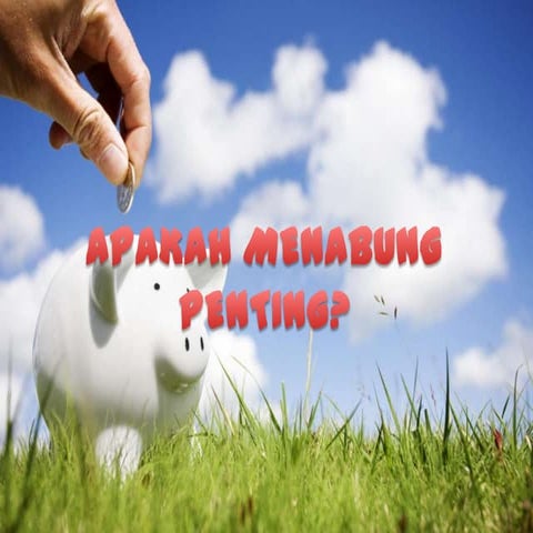 Pentingnya tabungan