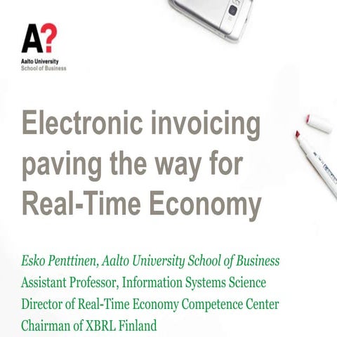 Real-Time Economy Penttinen 2013