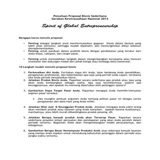 Penulisan proposal bisnis-sederhana