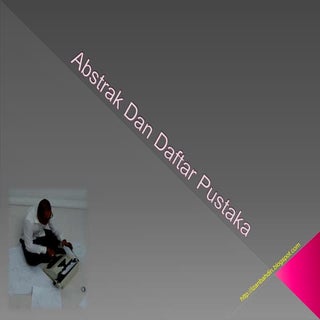 Penulisan Absrak Dan Daftar Pustaka