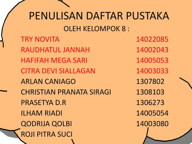 Daftar Pustaka Standar IPB