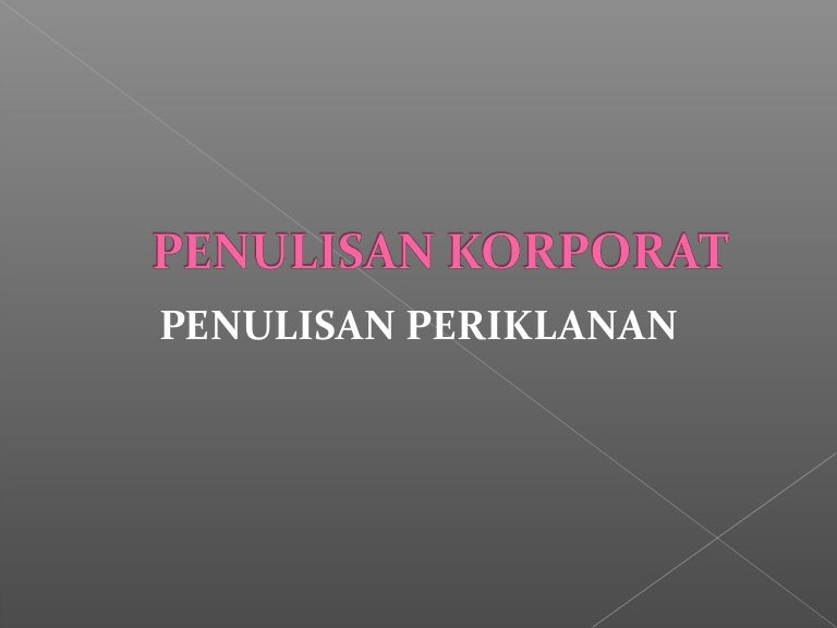 Penulisan Iklan