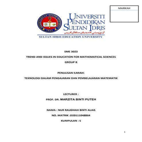 Penulisan ilmiah kumpulan 5