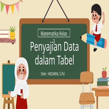 Penyajian Data dalam Tabel untuk Matematika Kelas 3: Mengumpulkan ...