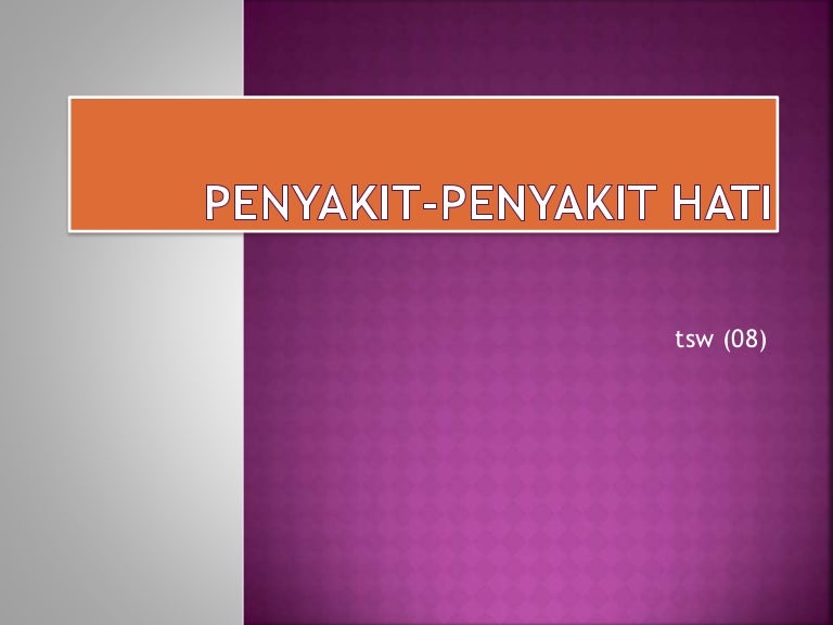 Penyakit Penyakit Hati