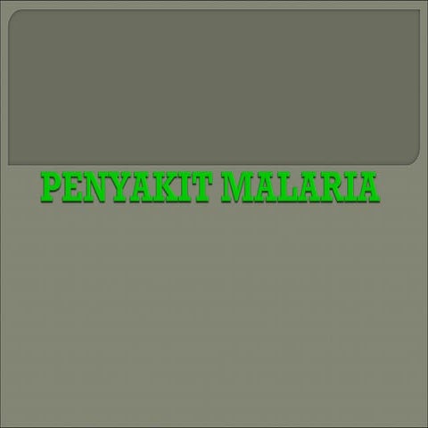 Penyakit malaria