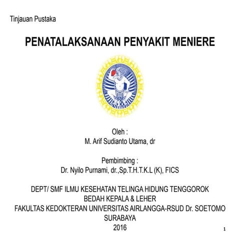 Penyakit Meniere