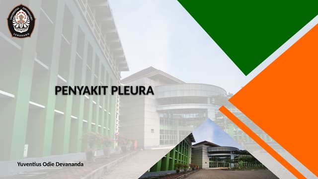 Pemeriksaan Cairan Pleura Pptx