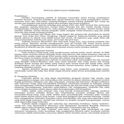 Penyalahgunaan narkoba