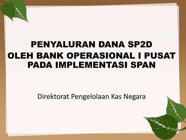 Mekanisme pencairan reksus dan prosedur refund PHLN di KPPN | PPTX
