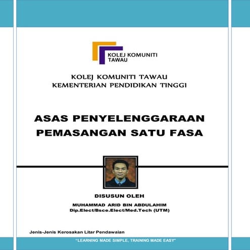 Jenis wayar dan kerja pendawaian | PPTX