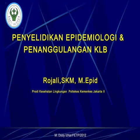 Penyelidikan epidemiologi dan penanggulangan klb