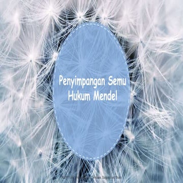 Penyimpangan Semu Hukum Mendel