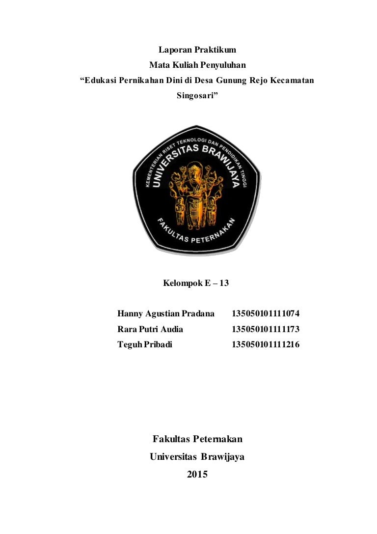 Makalah Edukasi Pernikahan Dini