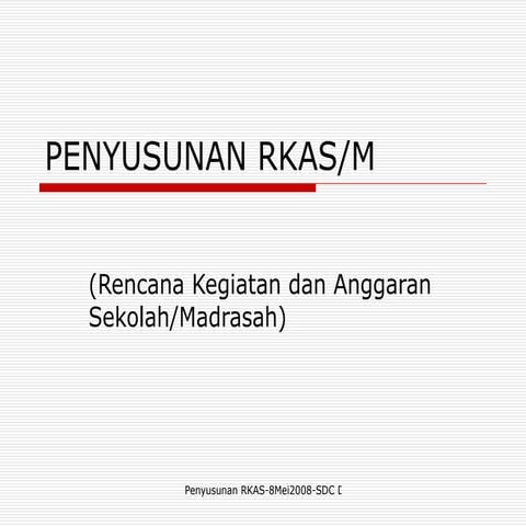 Contoh rkas | DOC