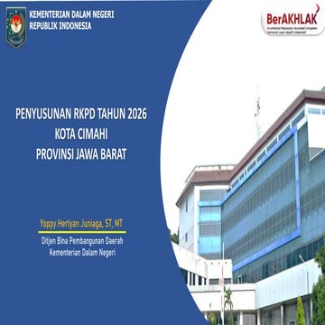 Sosialisasi Permendagri: Pedoman Penyusunan RKPD Tahun 2027 | PDF