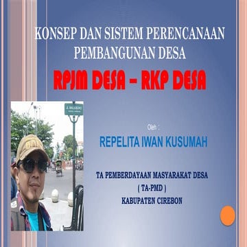 Penyusunan RPJM-RKP Desa - Kuwu dan BPD (1).pptx