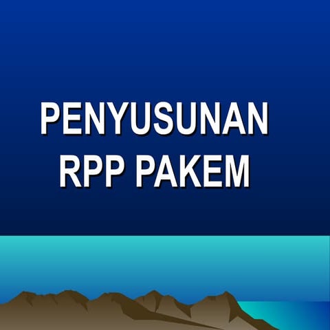 Penyusunan rpp | PPT