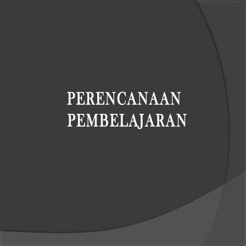 Penyusunan rpp pakem