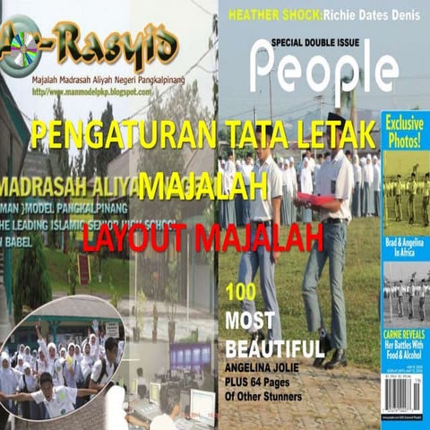 Penyutingan &amp; editing gambar serta layout