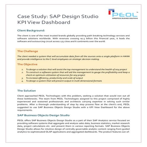 Create Kpi fiori apps | PDF