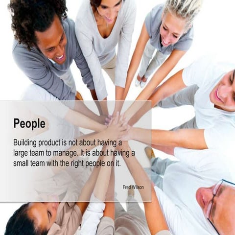 People in a product team