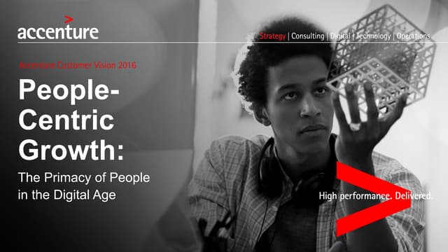 People-Centric Growth: The Primacy of People in the Digital Age