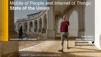 Mobile of People and Internet of Things: State of the Union