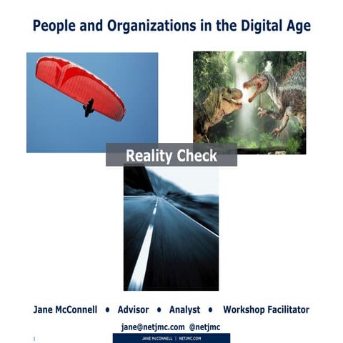 Reality Check: People and Organizations in the Digital Age