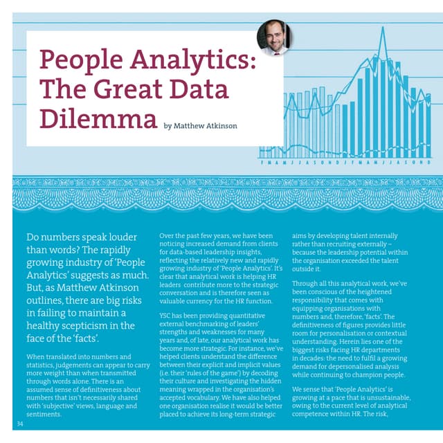 People analytics  the great data dilemma