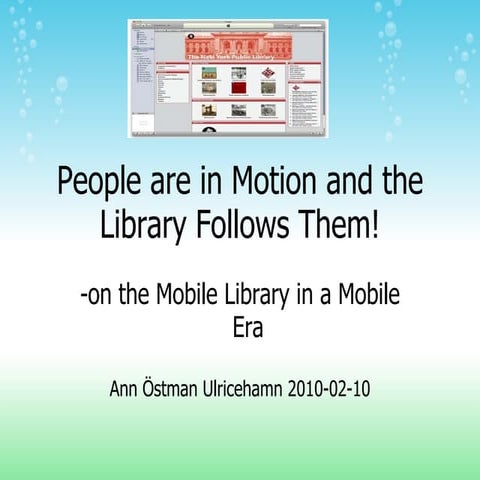 People are in motion