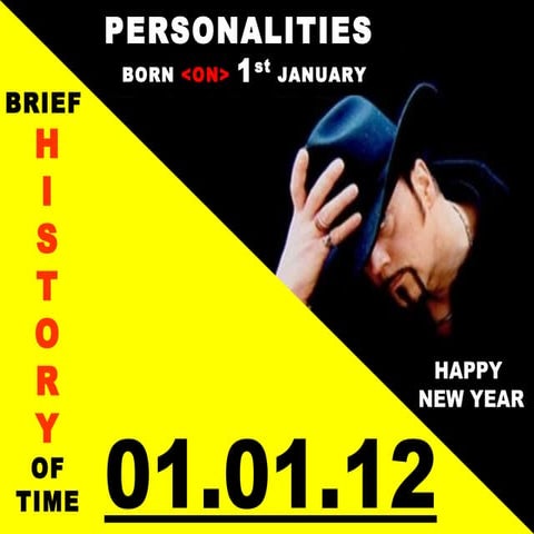 People born on 1st january | PPT