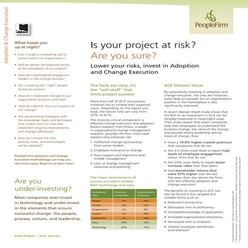 People Firm Change Management Solution