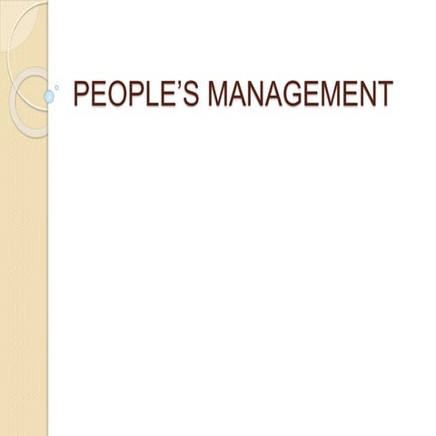 People management