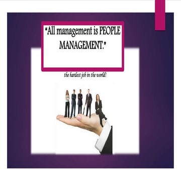 People management