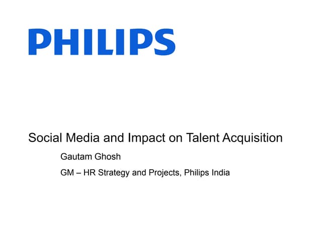 Social Media and Talent Management ...