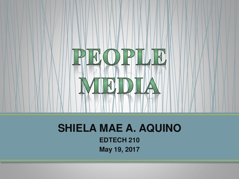 People Media By Shiela Aquino