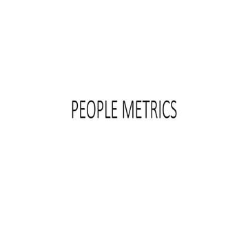PEOPLE METRICS.pptx