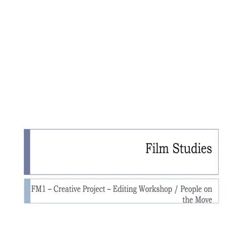 People on the move and Premier guide