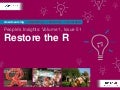 People’s Insights Volume 1, Issue 51: Restore the R   